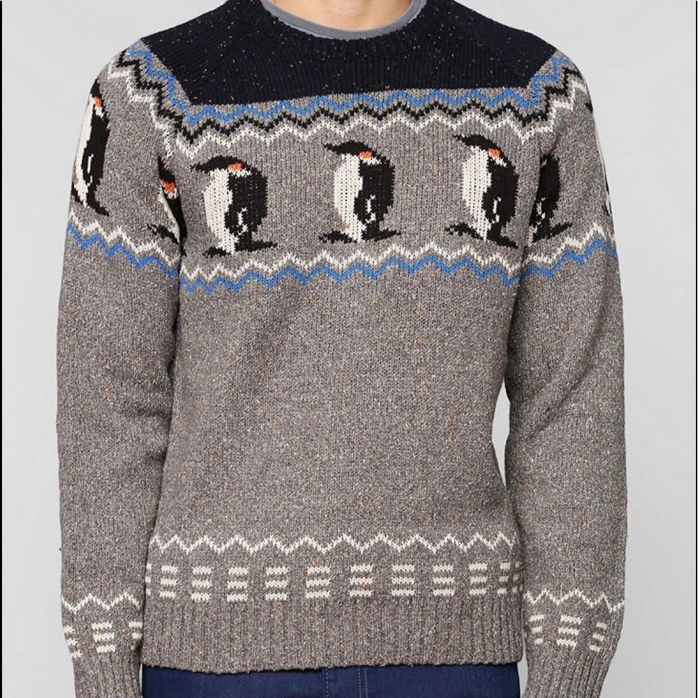 Urban outfitters character hero penguin sweater